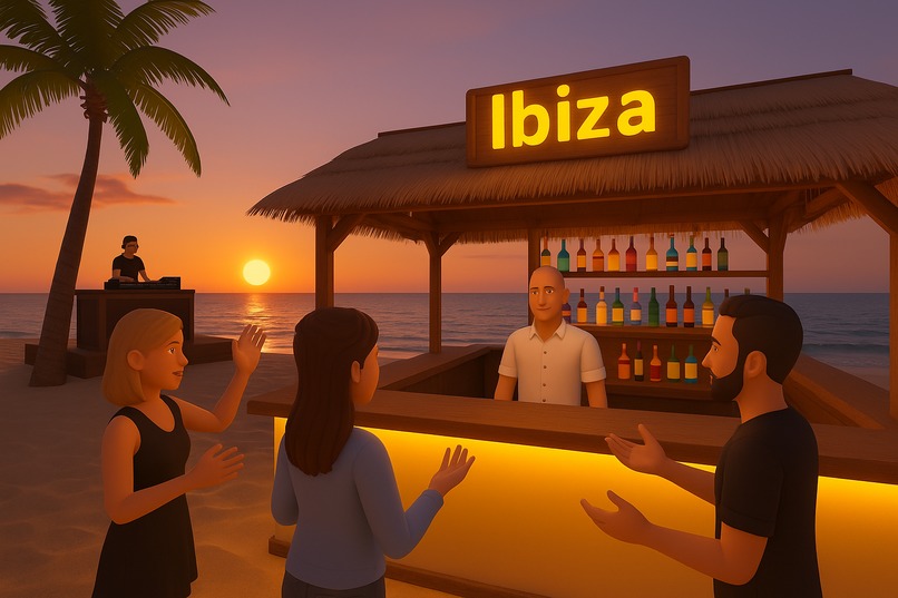 Sunset Bar (VIP): The Ibiza Meet & Greet in Horizon Worlds – screenshot 2