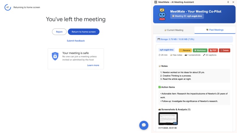MeetMate – screenshot 3