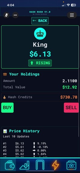 HASH RUSH: Crypto Tycoon Sim – screenshot 2