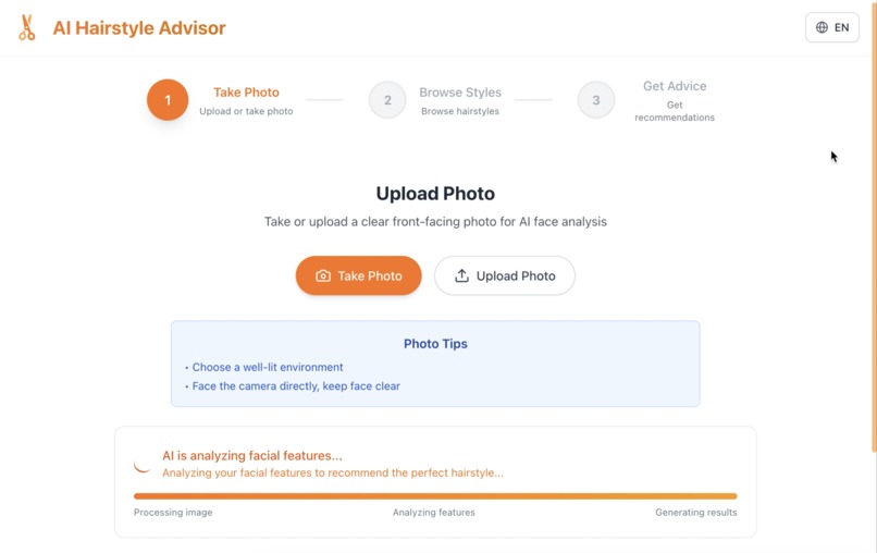 AI Hairstyle Advisor – screenshot 2