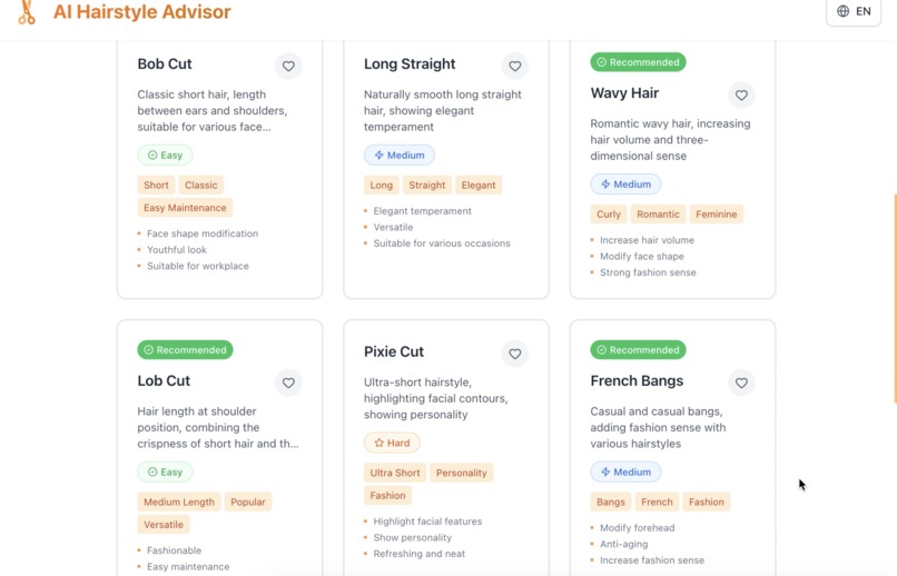 AI Hairstyle Advisor – screenshot 7