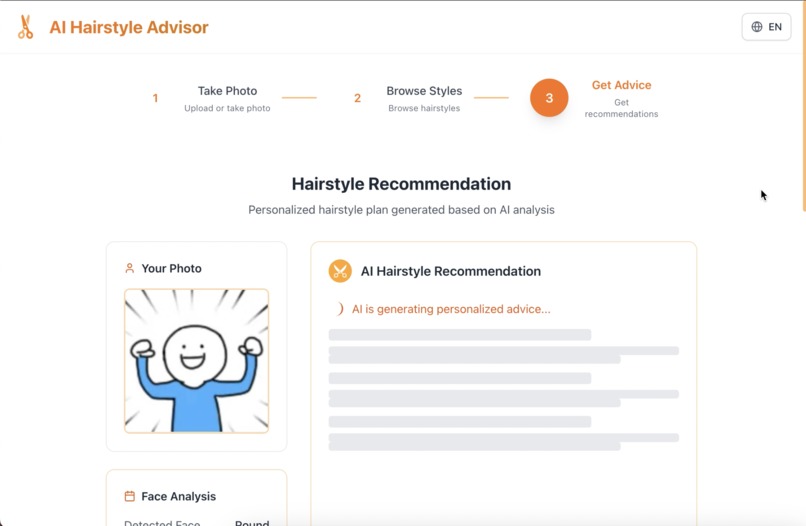 AI Hairstyle Advisor – screenshot 8