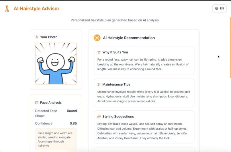 AI Hairstyle Advisor – screenshot 9