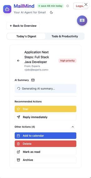 MailMind - AI Email Assistant – screenshot 1