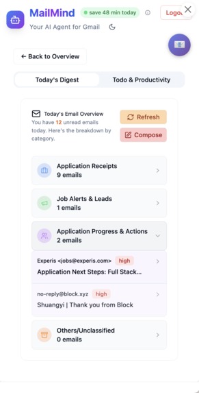MailMind - AI Email Assistant – screenshot 5