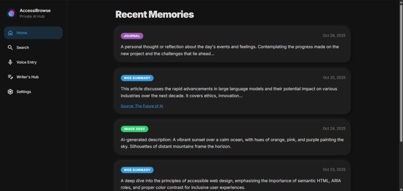AccessiBrowse – screenshot 3