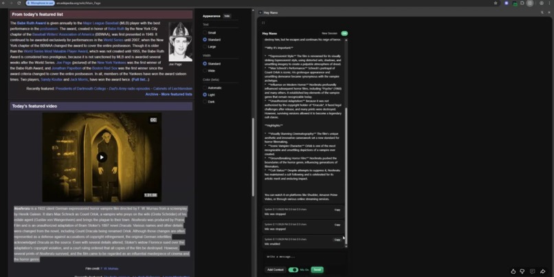 Hey Nano – screenshot 2