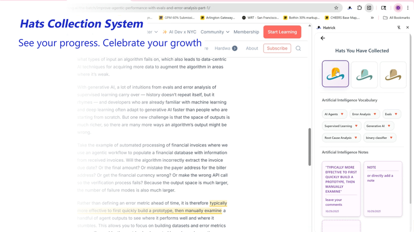 Hatrick - your thinking cap for learning – screenshot 8