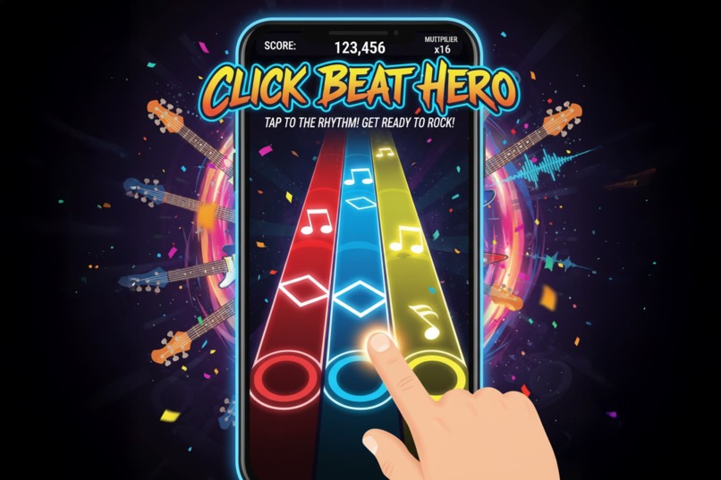 Click Beat Hero – screenshot 1