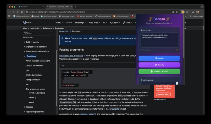SensAI Explain This – screenshot 3