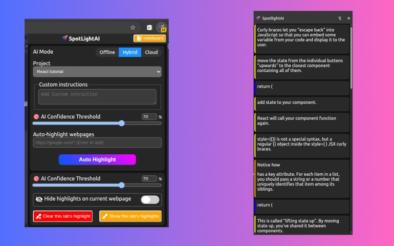 SpotlightAI - AI highlights what matters to you – screenshot 1