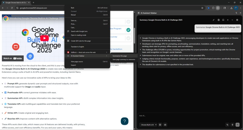 AI Assistant Sidebar – screenshot 4