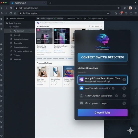 TabTherapist - AI tab therapy for hoarders – screenshot 5