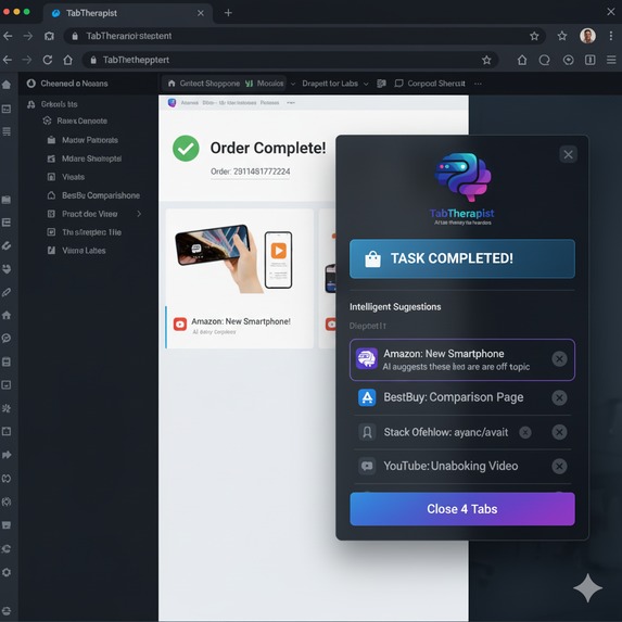 TabTherapist - AI tab therapy for hoarders – screenshot 6