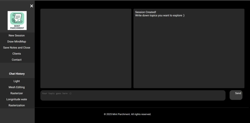 Mint Parchment - Prototyped AI Quick Review Assistant – screenshot 1