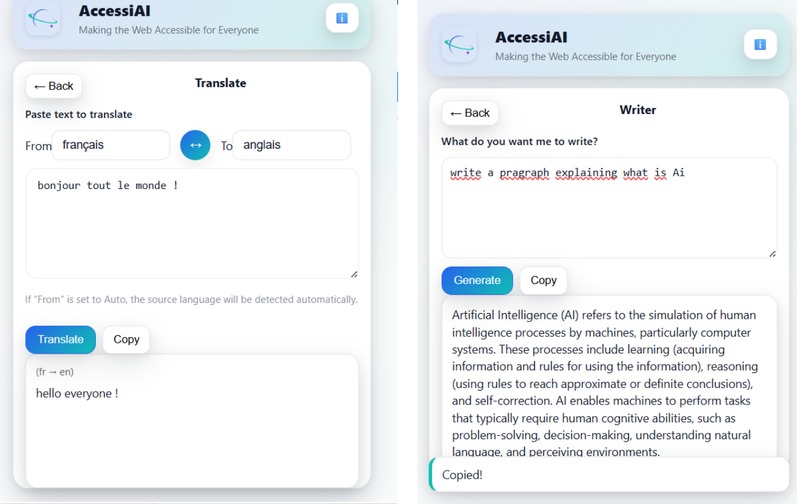 AccessiAI – Making the Web Accessible for Everyone – screenshot 4