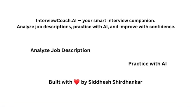 Interview Coach AI – screenshot 1