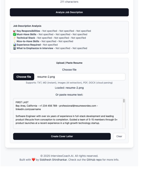 Interview Coach AI – screenshot 3