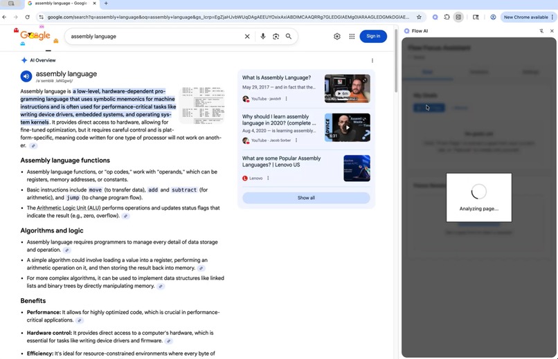 Flow AI: Chrome Extension for Focus and Productivity – screenshot 2