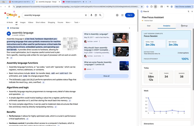 Flow AI: Chrome Extension for Focus and Productivity – screenshot 5