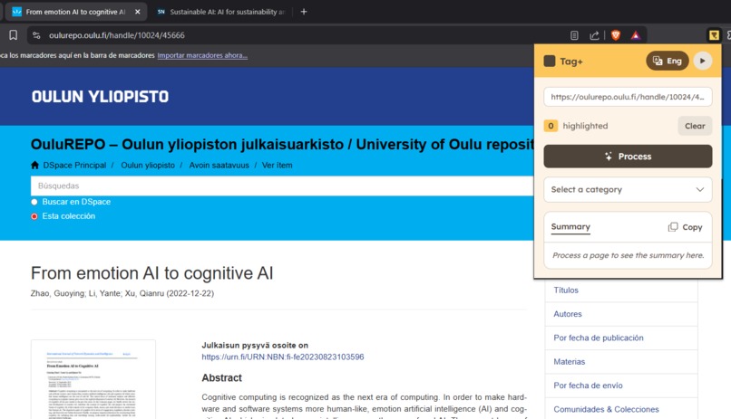 Tag+ – screenshot 1