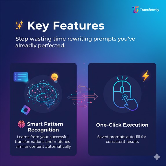 Transformly - Your personal AI shortcut for repetitive work – screenshot 4