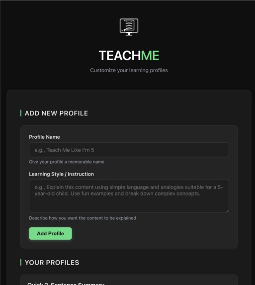 TeachMe – screenshot 2