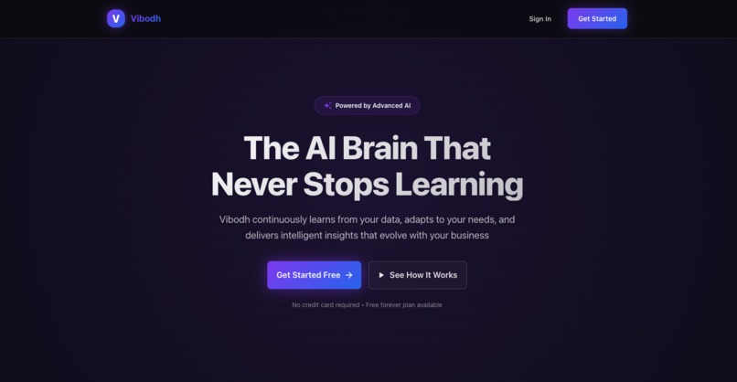 Vibodh AI – Knowledge that Evolves with Your Organization – screenshot 1