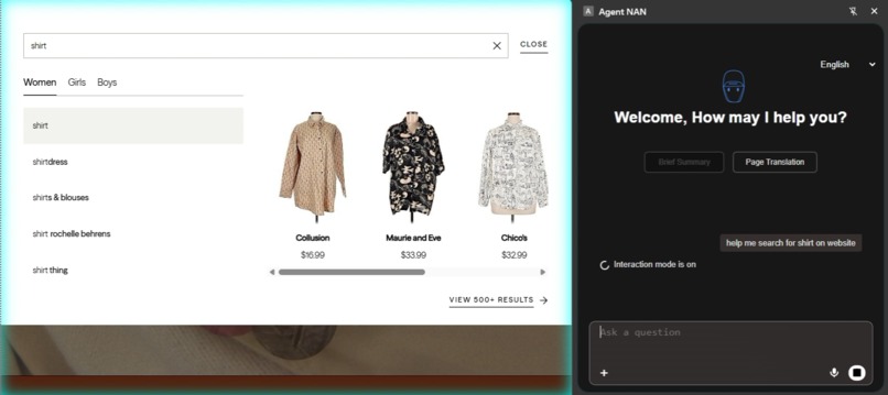 AGENT NAN - an agentic ai chrome assistant built with MCP – screenshot 3