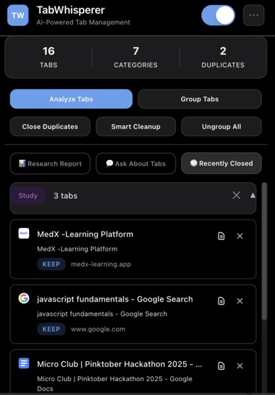 TabWhisperer – screenshot 4