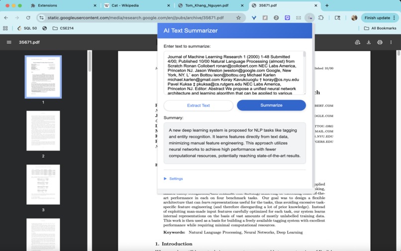 AI Text Summarizer – screenshot 1