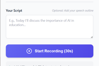 EchoCoach - Your Private AI Speaking Coach