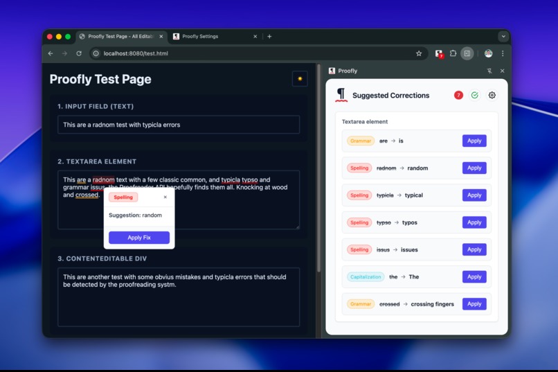 Proofly-Private AI Writing, Proofreading, Grammar Assistant – screenshot 3