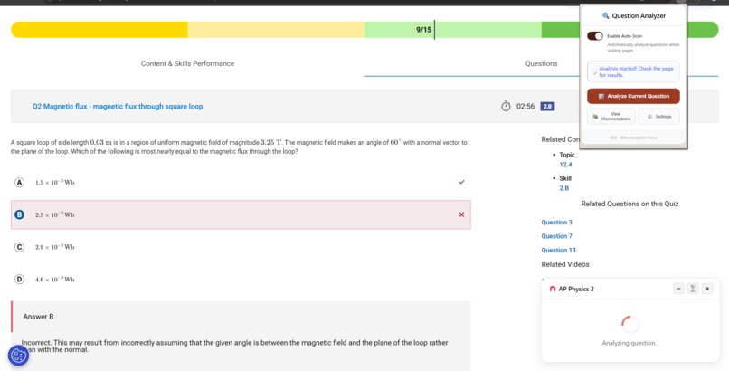 ReviewWise - A convenient in-browser AP tutor – screenshot 3