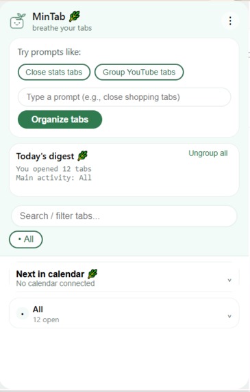 MinTab – screenshot 2
