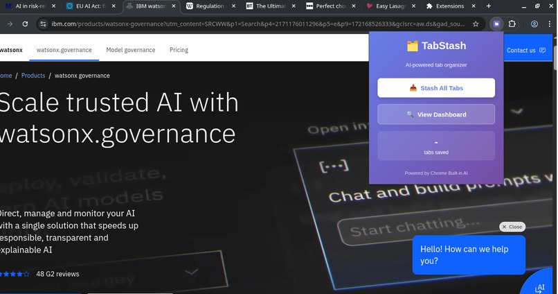 TabStash – screenshot 1