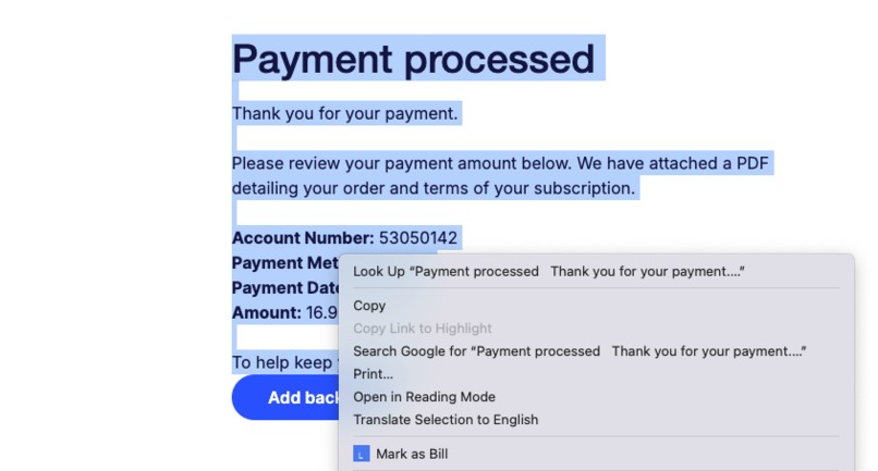Billing.ext – screenshot 3