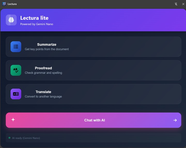 Lectura Lite – screenshot 1