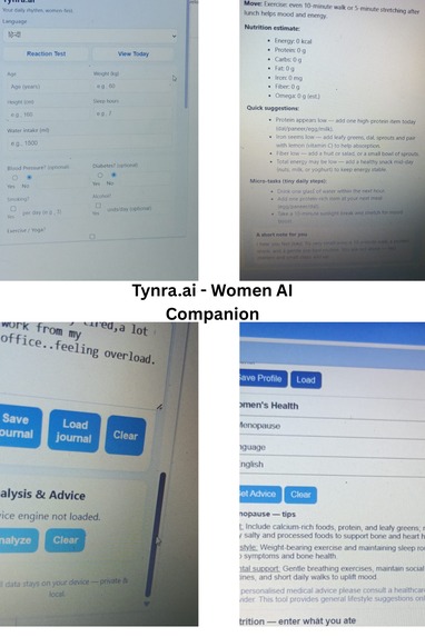 Tynra.AI-Women's Health Companion – screenshot 1