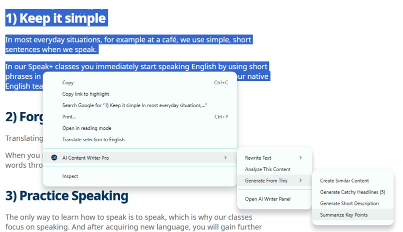 AI Content Writer Pro: Ultimate Offline AI Writing Assistant – screenshot 3