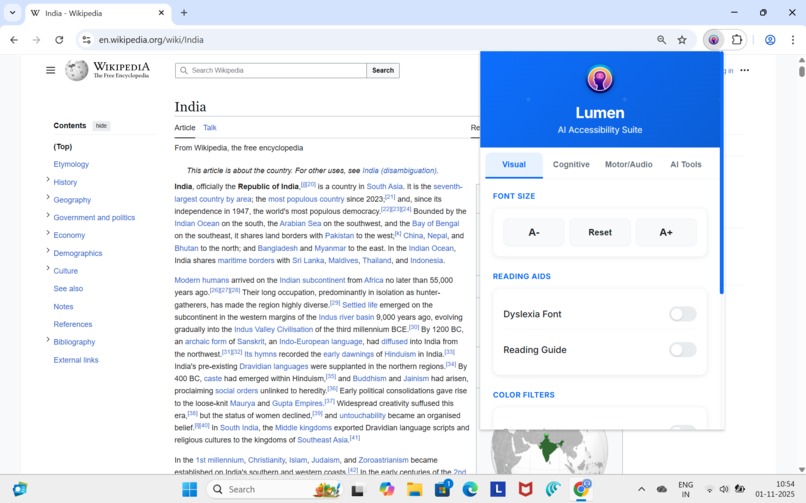 Lumen – screenshot 1