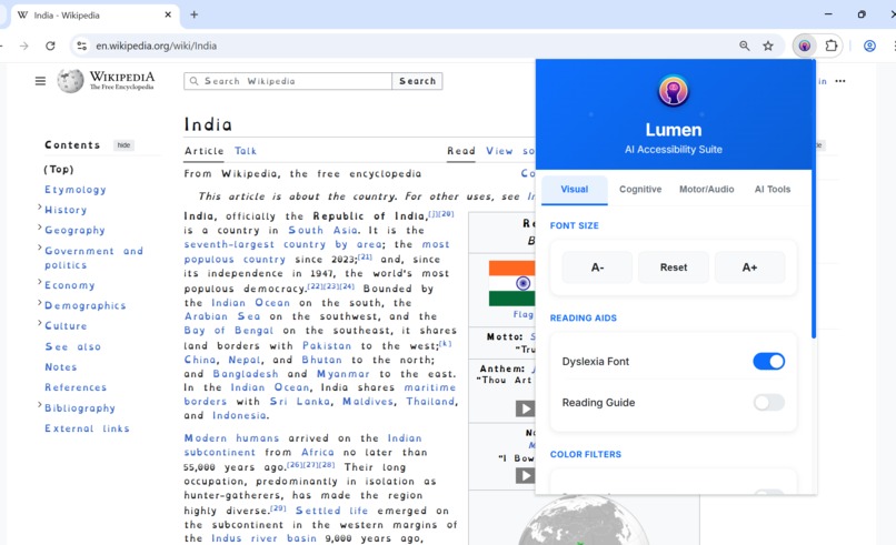 Lumen – screenshot 2