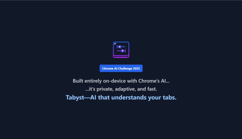 Tabyst: Browser Companion for Contextual Intelligence – screenshot 1