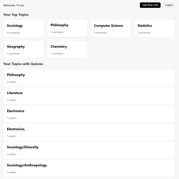 AI-Powered Summarization and Quiz Generator – screenshot 1