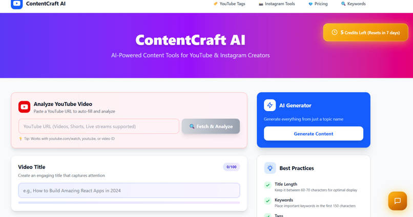 ContentCraft AI – screenshot 5