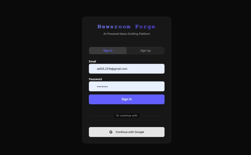 NewsForge – screenshot 3