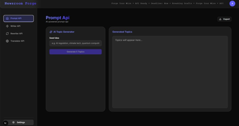NewsForge – screenshot 4
