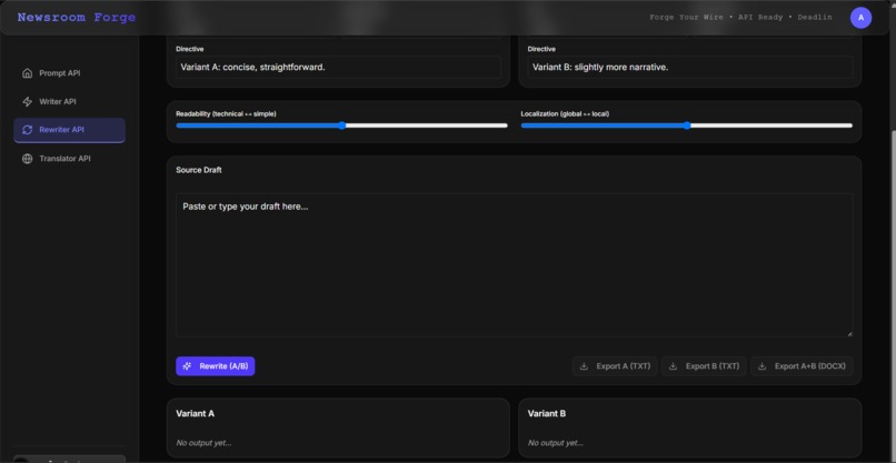 NewsForge – screenshot 6