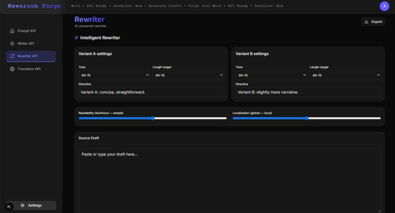NewsForge – screenshot 5
