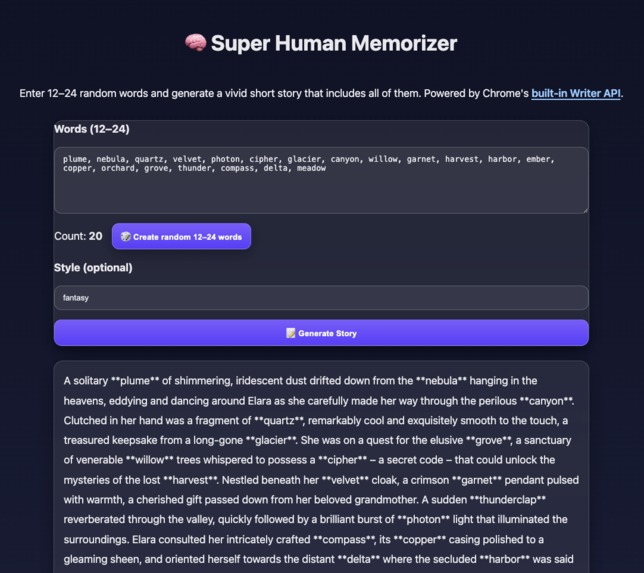 Super Human Memorizer – screenshot 1